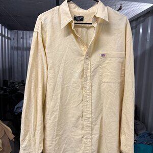 Vintage Ralph Lauren Shirt Button-Down Size XL with RL USA FLAG